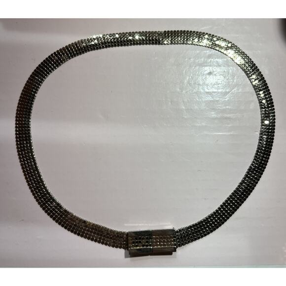 Vintage Whiting & Davis Gold Tone Coin / Makeup Purse Bag Timeless Style Classy - Picture 5 of 12